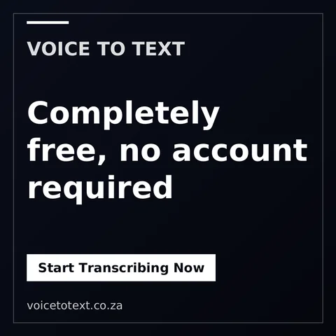 Voice to Text - Completely free, no account required